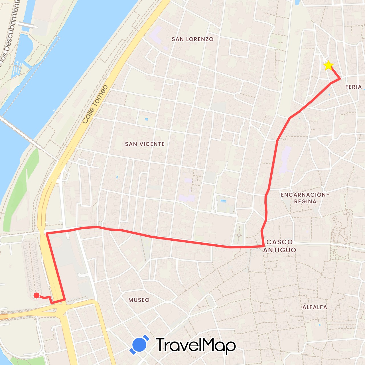 TravelMap itinerary: driving, hiking in Spain (Europe)